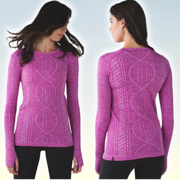 LULULEMON Rest Less Pullover Size 6 Heathered Ultra Violet - Picture 1 of 8